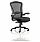 Houston 24 Hour Task Operator Office Chair - Heavy Duty - Adjustable Lumbar Support - Adjustable Arms - Extra Large Seat - Black Mesh Back - Black Seat - Weight Tolerance 205kg