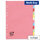 5 Star 12-Part Subject Dividers, A4 Multipunched, Recycled, Assorted - Eco-Friendly Dividers for Document Organisation