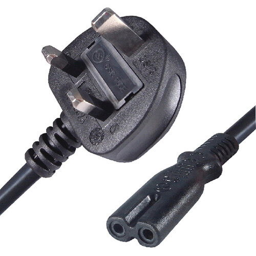 Connekt Gear 2M UK Mains to C7 Cables 27-0112B