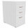 Filing Pedestal Desk-High 3-Drawer 600mm Deep White  - Universal Storage Can Be Used Alone Or Accompany The Switch, Komo or Ashford Ranges