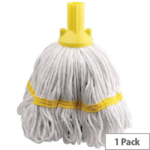Contico Exel Revolution Mop Head, 250g, Yellow - Highly Absorbent Mop Head for Efficient Cleaning