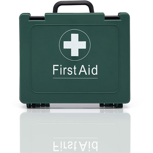 HSA Workplace & Home Safety First Aid Kit 11-25 Person in Standard Wall Mountable Box - HS2A Compliant with Irish Health & Safety Authority Standards