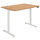 Core Electric Single Motor Height Adjustable Sit Stand Desk 1200 x 800 Norwegian Beech Top and White frame 5 Year Warranty