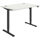 Core Electric Single Motor Height Adjustable Sit Stand Desk 1200 x 800 Arctic White Top and Black frame 5 Year Warranty