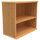 Core 1 Shelf Bookcase 730mm High Norwegian Beech