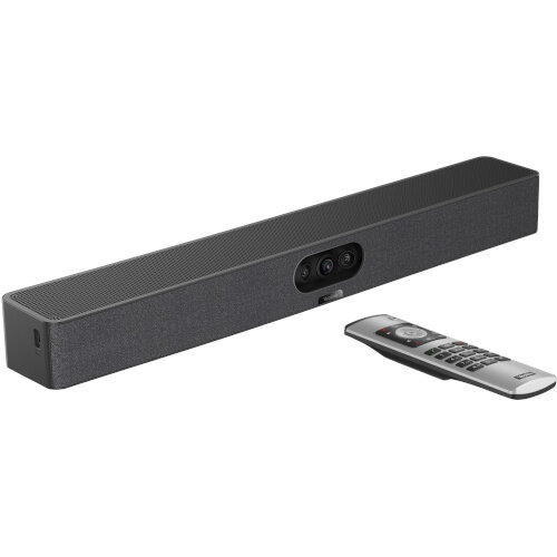Yealink A25 Video Bar + VCR11 Remote Bundle 4K UHD 30fps Conference System Black