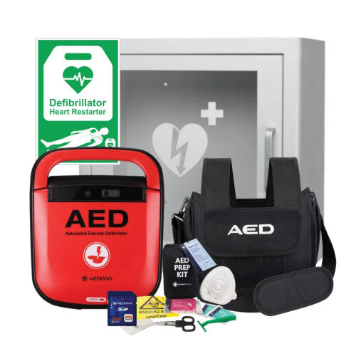 Mediana HeartOn AED INDOOR Defibrillator A15 Bundle 2870BI