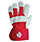 Polyco Premium Rigger Gloves Chrome Selected Leather Red Pack of 10 LR158R