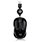 Adesso iMouse S8B - USB Illuminated Retractable Mini Mouse, Ambidextrous, Optical, USB Type-A, 1600 DPI, Black