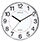 Unilux Aria Clock Metal Grey 400094280