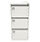 Jemini Filing Cabinet 3 Drawer White KF78707