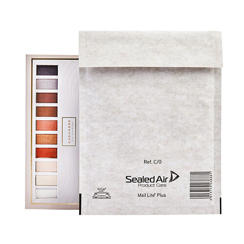 Mail Lite Plus - Bubble Lined Postal Bags - Oyster White - Pack of 100 - Size C/0 150x210mm