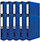 Pukka Brights Box File Foolscap Navy Pack of 10 BR-7998