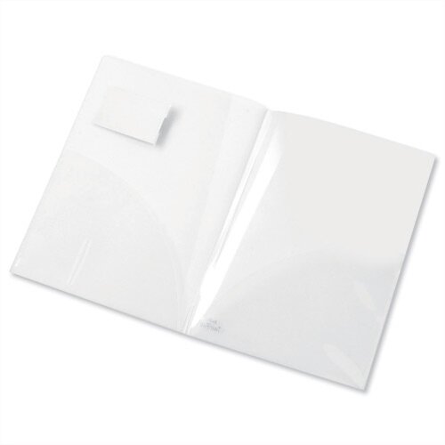 A4 Clear Twinfile Presentation Folder Polypropylene Pack 5 Snopake Electra