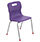 Titan 4 Leg Classroom Chair Size 4 380mm Seat Height (Ages: 8-11 Years) Purple T14-P - 5 Year Guarantee