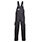 Portwest TX12 Contrast Bib & Brace Overall Black Medium (Regular Fit)