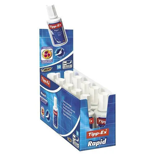 Tipp-Ex Rapid Correction Fluid 20ml White - Pack of 10 Ref 8012969