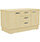 Grand 2 Door & 3 Drawer Credenza Unit W1200xD600xH705mm Maple