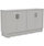 Grand 4 Doors Credenza Cabinet W1605xD420xH895mm Grey