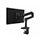 Ergotron LX Desk Monitor Arm - Mounting kit (articulating arm, desk clamp mount, grommet-mount base, 7" post, extension part) for LCD display - aluminium - matte black - screen size: up to 34" - desktop