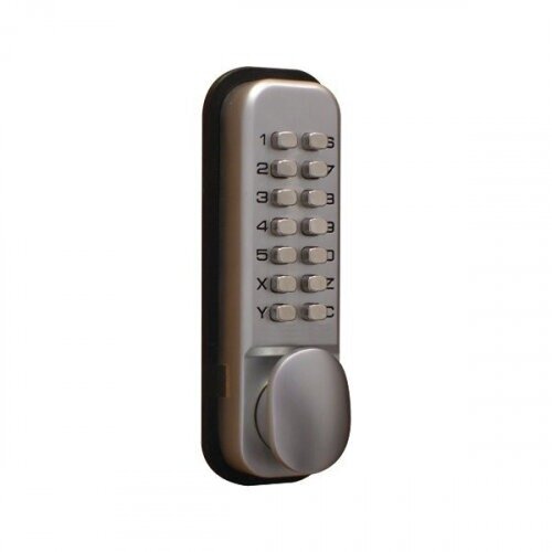 Lockit Mechanical Push Button Combination Door Lock Chrome DXLOCKITHB/C