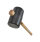 Thor 957 Black Rubber Mallet 90mm 1200g