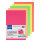 Concept Fluorescent Flash Cards 6x4 Inch Pack of 50 - Bright Study Aids