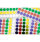 Crafty Bitz Sticky Dots Pack of 200 - Assorted Colours for Craft Projects