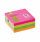 Q-Connect Quick Note Brilliant Rainbow Cube 76x76mm Neon KF10497