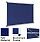 Bi-Office Felt Board 600 x 900mm Blue Aluminium Frame FA0343170