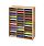 Safco 36 Mailroom Sorter Compartment Literature Organiser Oak