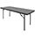 Bolero ABS Rectangular Folding Table Grey 6ft (Single)