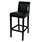 Bolero Faux Leather High Bar Stool Black