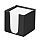 Q-Connect Note Holder Memo/Jot Box Black