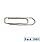 Q-Connect Paperclip 26mm No Tear Pack of 100 x 10 KF01307Q