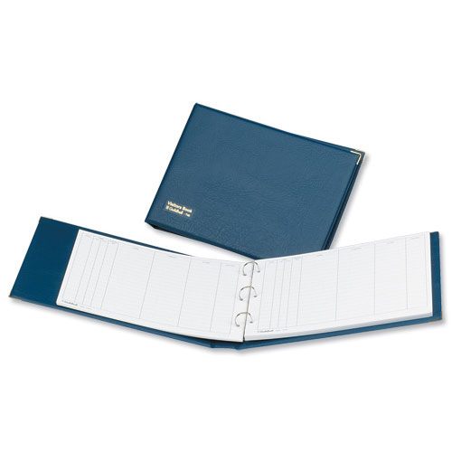 Guildhall Visitors Book Looseleaf 3Ring Binder PVC 50 Sheets