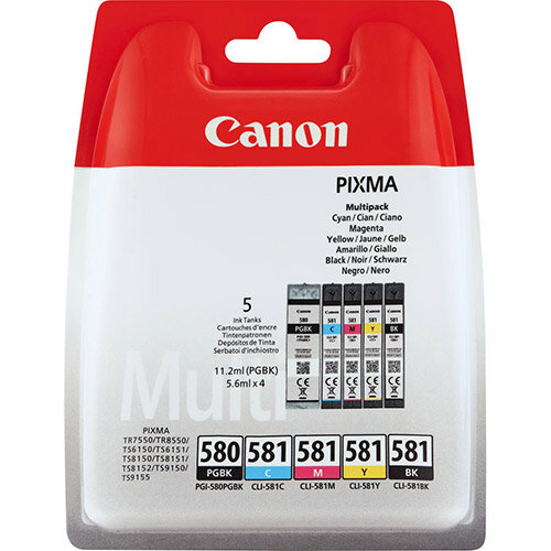 Canon PGI-580 \u0026 CLI-581 ( 2078C006 ) 5 
