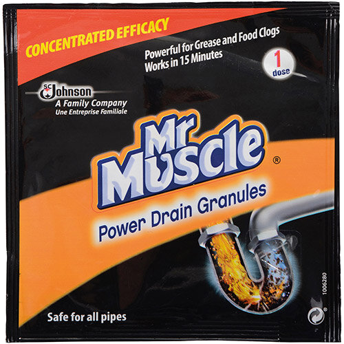 Mr Muscle Power Drain Granules 50g Ref 74780 Hunt Office Ireland