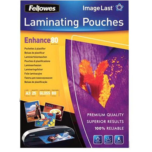 Fellowes ImageLast A3 80 Micron Laminating Pouch 1 x Pack of 25 Pouches