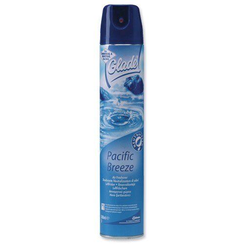 Glade Air Freshener Spray Can Pacific Breeze 500ml (Pack 1) 7511629