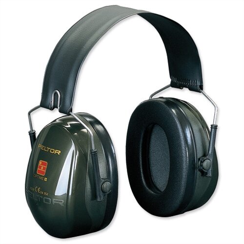 3M Peltor Optime II Ear Muff Defenders 31dB Sound Noise Reduction Foldingheadband Hunt Office
