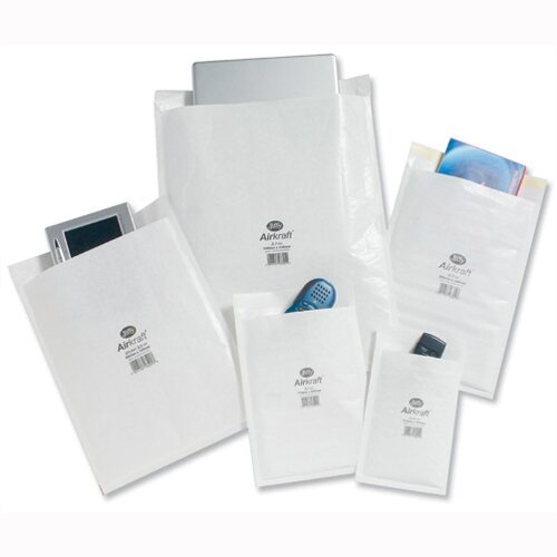 Jiffy Airkraft No.0 Bubble Lined Postal Bags, 140x195mm Peel & Seal, Gold, Pack Of 100 - View #5