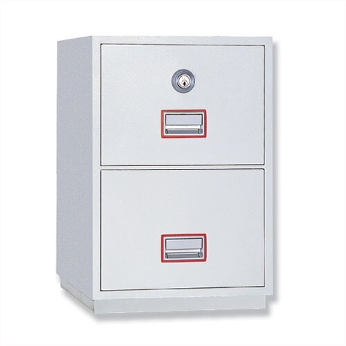 Filing Fire Resistant 2 Lockable Drawers 145 Kg Phoenix