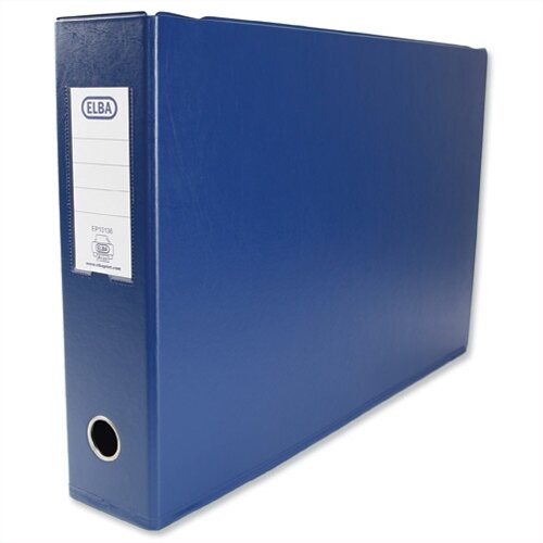 Elba A3 70mm Blue Plastic Lever Arch File Pack of 2 - Hunt Office Ireland