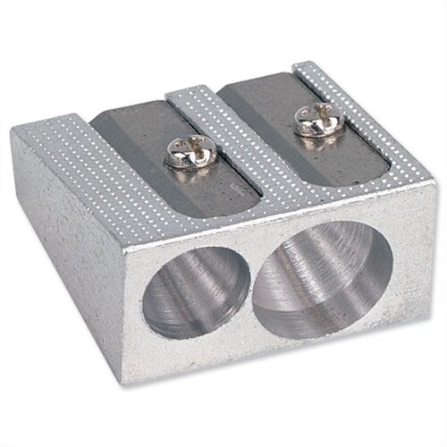 Double Hole Pencil Sharpener Metal Pack 5 5 Star Hunt Office Ireland