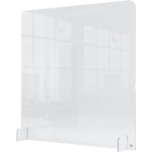 Nobo Clear Acrylic Protective Counter Partition Screen 700x850mm Hunt