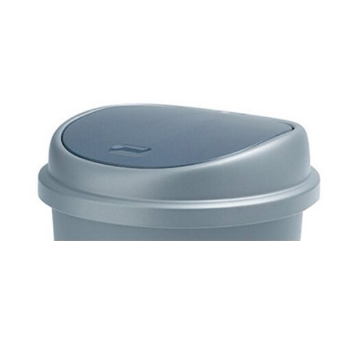 Addis 50 Litre Press Top Bin Metallic 512834 Hunt Office Ireland