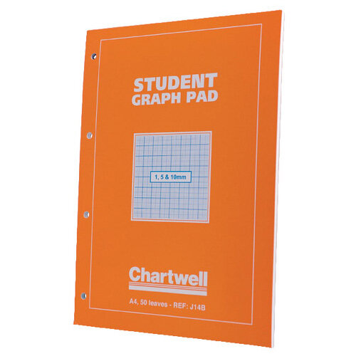 Chartwell Graph Pad A4 50 Sheets 1510mm J14B Hunt Office Ireland