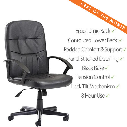 Cavalier High-Back Manager's Chair Black Office Chair