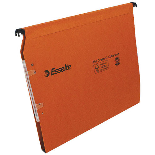 Esselte Pendaflex Lateral Suspension File - Foolscap V-Base, 330mm Wide, 15mm Capacity, With 4 Dividers (Pack Of 25) - View #8
